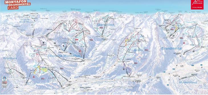 Silvretta Montafon skimap